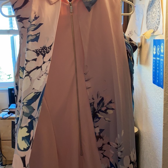 Formal Wedding Brunch Floral Mid-Length Dress NEW - Picture 6 of 9